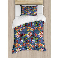 Floral Vintage Spring Duvet Cover Set