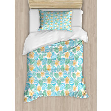 Simplistic Nautical Shell Duvet Cover Set