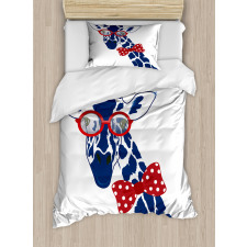 Long Neck with Bowtie Duvet Cover Set