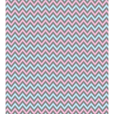 Pastel Sharp Zigzags Duvet Cover Set