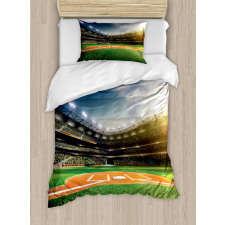 Game Thrill Stadium Photo Duvet Cover Set