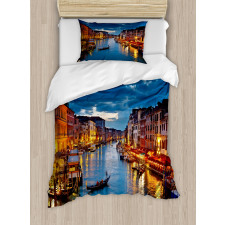 View on Grand Canal Rialto Duvet Cover Set