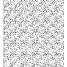 Monochrome Magnolia Petals Duvet Cover Set