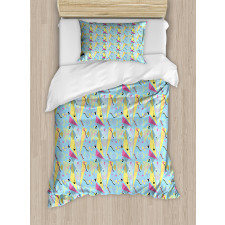 Memphis Funky Doodle 80's Duvet Cover Set