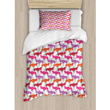 Romantic Petals Design Duvet Cover Set