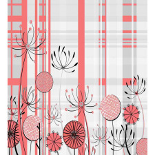 Modern Abstract Botanical Duvet Cover Set