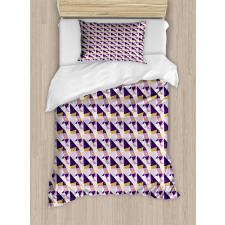 Angular Design Triangles Duvet Cover Set