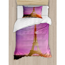 Colorful Sky Paris Duvet Cover Set