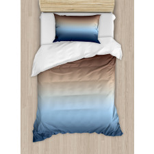 Gradual Color Change Modern Duvet Cover Set