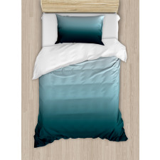 Teal Shades Design Duvet Cover Set