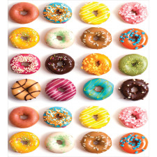 Tasty Colorful Donuts Duvet Cover Set