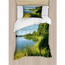 Coastline Trees Nature Duvet Cover Set