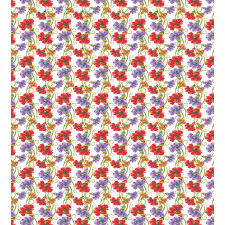 Vivid Flowers Art Duvet Cover Set