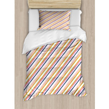 Abstract Soft Brush Paint Duvet Cover Set