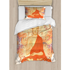 Oriental Calmness Figure Duvet Cover Set