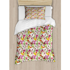 French Vintage Flowers Duvet Cover Set