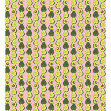 Halved Tropic Fruit Pattern Duvet Cover Set