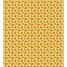 Peppers and Slices Pattern Duvet Cover Set