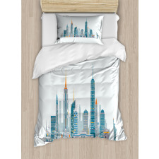 Megacity New York Illustration Duvet Cover Set