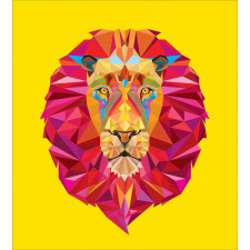 Geometric Lion Face Duvet Cover Set
