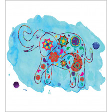 Thailand Elephant Paisley Duvet Cover Set