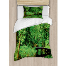 Foliage Forest Woodsy Duvet Cover Set