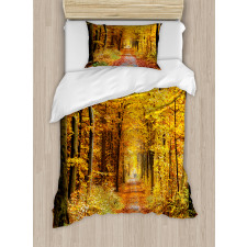 Foliage Leaves Autumn Duvet Cover Set