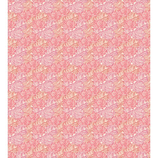 Feminine Rose Stems Pattern Duvet Cover Set