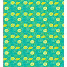 Pattern Citrus Lemons Duvet Cover Set
