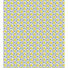 Hand Drawn Lemons Duvet Cover Set