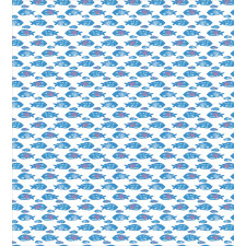 Abstract Fish Design Sea Duvet Cover Set