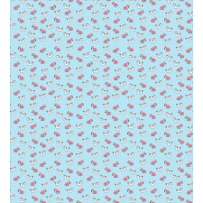 Rubber Unicorn Flamingo Duvet Cover Set