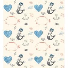 Balloon Fish Hearts Duvet Cover Set