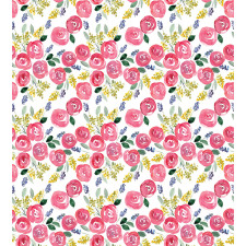 Fine Art Style Spring Flora Duvet Cover Set