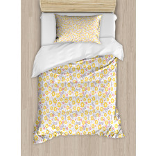 Doodle of Floral Duvet Cover Set