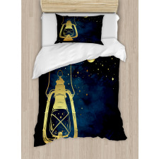 Magic Oil Lantern at Night Duvet Cover Set