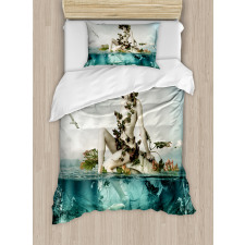 Mermaid on a Shell Duvet Cover Set