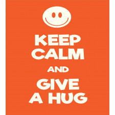 Keep Calm and Give a Hug Smile Duvet Cover Set