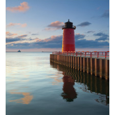 Calm Milwaukee Lighthouse Duvet Cover Set