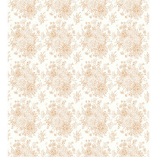Soft Monochrome Bouquet Duvet Cover Set