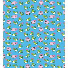 Cartoon Baby Crocodiles Duvet Cover Set