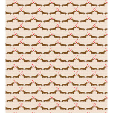 Sausage Dogs in Love Duvet Cover Set