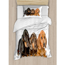 Puppies Lying Together Duvet Cover Set