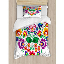 Slav Flowers Heart Duvet Cover Set