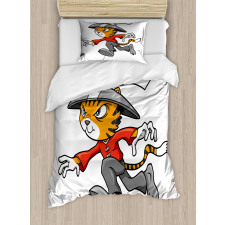 Warrior Cartoon Duvet Cover Set