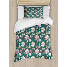 Petals on the Water Duvet Cover Set