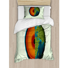 Composition of the Earth Duvet Cover Set