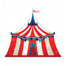 Stars Striped Circus Duvet Cover Set
