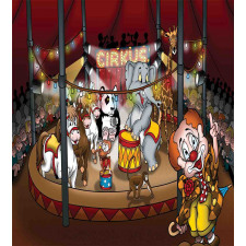 Circus Show Horses Duvet Cover Set