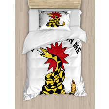 Rattlesnake Warn Duvet Cover Set